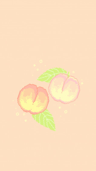 Peach Aesthetic Wallpaper On
