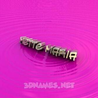 Pre Of Pink Graffiti For Name Mette Maria