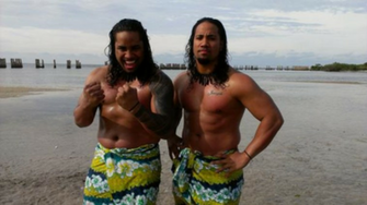 Mixed Tag Team Winners Uso Brothers And Tamina