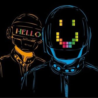 Dual Daft Punk Wallpaper