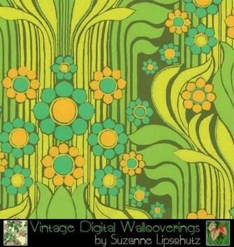Reproductions Suzanne Lipschutz Vintage Digital Reproduction Wallpaper