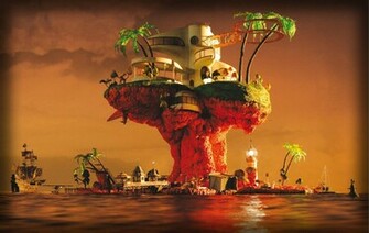 Gorillaz Plastic Beach Wallpaper The Image