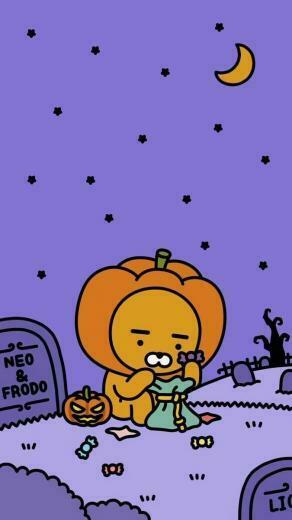 Kakao Friends Wallpaper Ryan Halloween HD