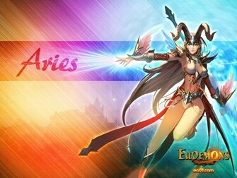 Aries Zodiac Cartoon Wallpaper Desktop