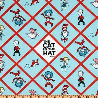 Fabric Friday Happy BirtHDay Dr Seuss The Lovely Sisters