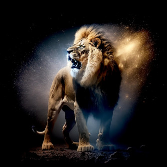 HD Angry Lion Wallpaper