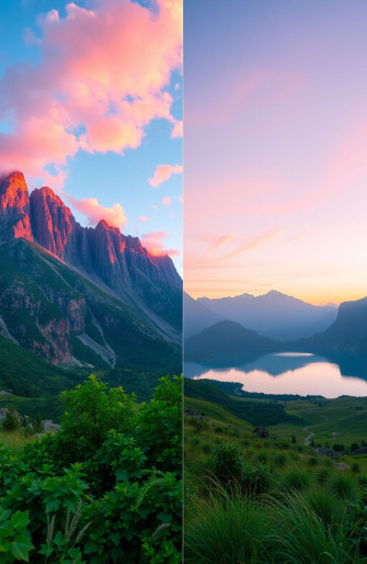 Vertical Dual Monitor Wallpaper
