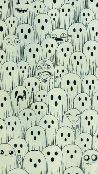 Ghost Aesthetic Wallpaper