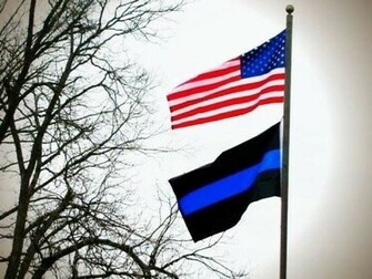Thin Blue Line Flag Police Wife Life