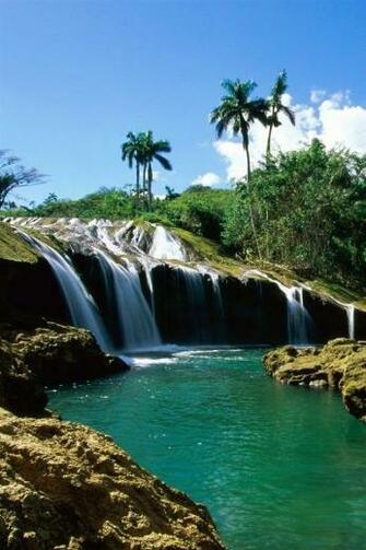 Summer Waterfall iPhone Wallpaper HD