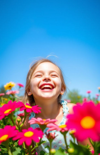 Happy Girl Wallpaper
