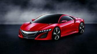 Acura Nsx HD Black Wallpaper Honda Red