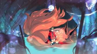Naruto And Kurama Computer Wallpaper Desktop Background