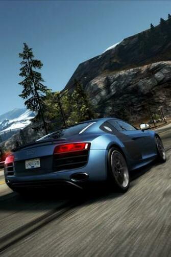 Speed Audi R8 iPhone Wallpaper HD
