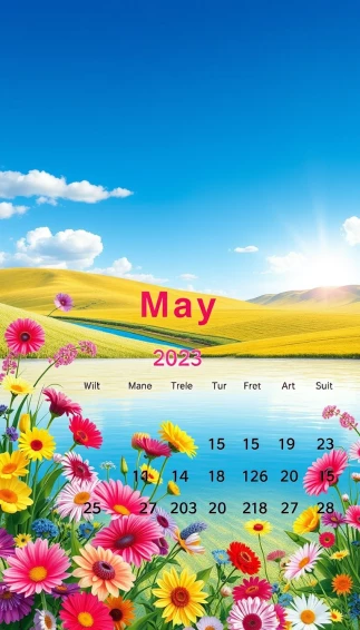May Calendar Wallpaper