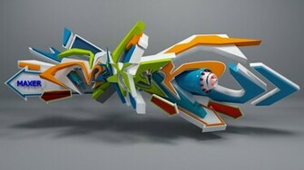 Maxer 3d Graffiti Wallpaper HD S