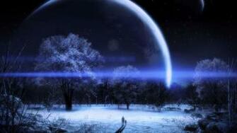 Winter Planets Mass Effect 3d Wallpaper