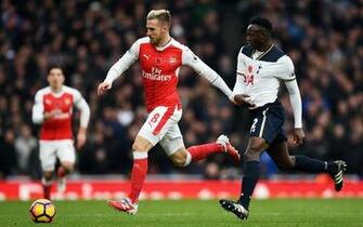 Wallpaper Aaron Ramsey Victor Wanyama Footballers 4k