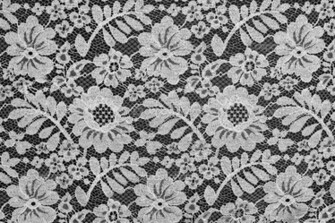 White Lace Pattern Backgroundwhite Fine Floral Texture On Black