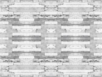 Tiled Stone White Washed Faux Wood Mural Wallpaper M8961