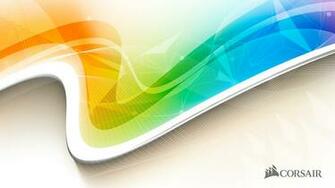 Lightwave Blue Orange Green HD Wallpaper