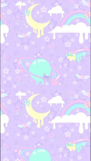 Kawaii Pastel Laptop Wallpaper On