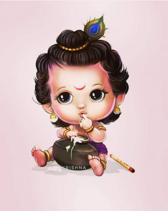 Little Krishna Wallpaper