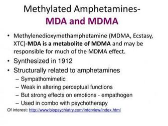 Ppt Methylated Amphetamines Mda And Mdma Powerpoint