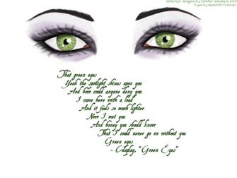 Green Eyes A Wallpaper By Dropsofsilence
