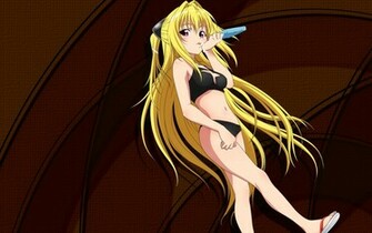 Bikini Golden Darkness Swimsuits To Love Ru Vector Trace Wallpaper