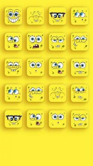 Background iPhone Spongebob Wallpaper Yellow Image