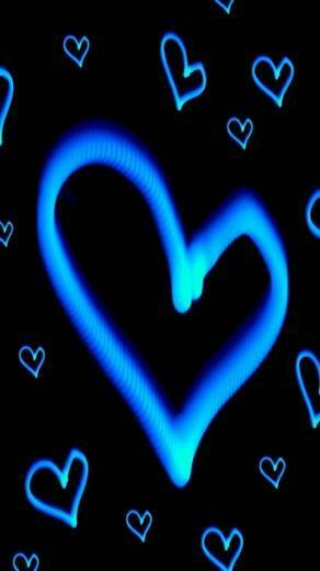 Wallpaper Blue Hearts For Your Nokia C6