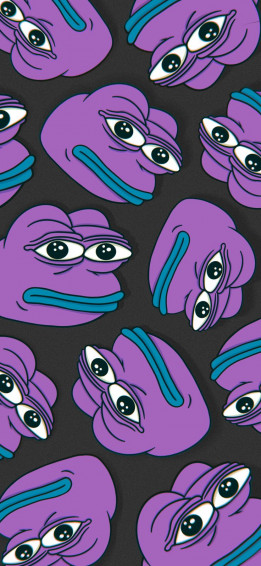 Pepe The Frog Black Meme Wallpaper iPhone