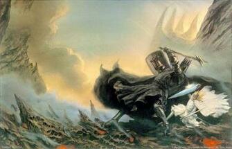 Fingolfin In Single Combat With Morgoth John Howe Tolkien