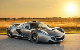 Hennessey Venom Gt In The Sunset Wallpaper