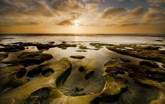 La Jolla Horseshoe Sunset Wallpaper