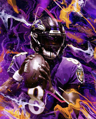 Daniel Son On Lamar Jackson Ravens Football Nfl
