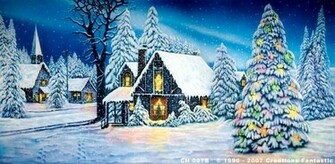 Christmas Village 3b Backdrop Code Ch 007b Theme