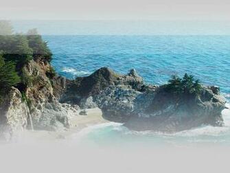 Waterfall Wallpaper Image Beach