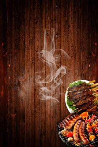 Bbq Food And Drink Poster Design Menu