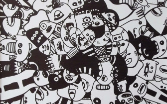 Black And White Graffiti Wallpaper