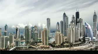 Dubai Marina Skyline Sky HD Wallpaper