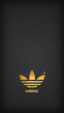 Adidas Wallpaper Black And Gold Logo
