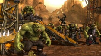 Warhammer Orks Camp Wallpaper HD