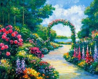 Garden Theme Wallpaper Murals Great Kitchen D Cor Idea