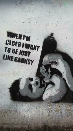 Banksy Baby iPhone 3wallpaper Parallax Les Wallpaper Du