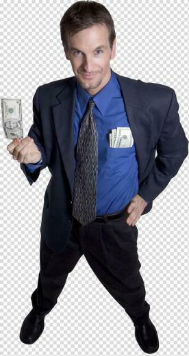 Money Foreigner Holding The Dollar Transparent Background Png