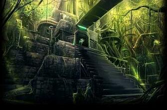Exploring The Jungle Ruins Wallpaper