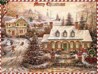 Christmas Village Wallpaper
