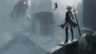 Nier Automata Wallpaper iPhone Ecopetit Cat